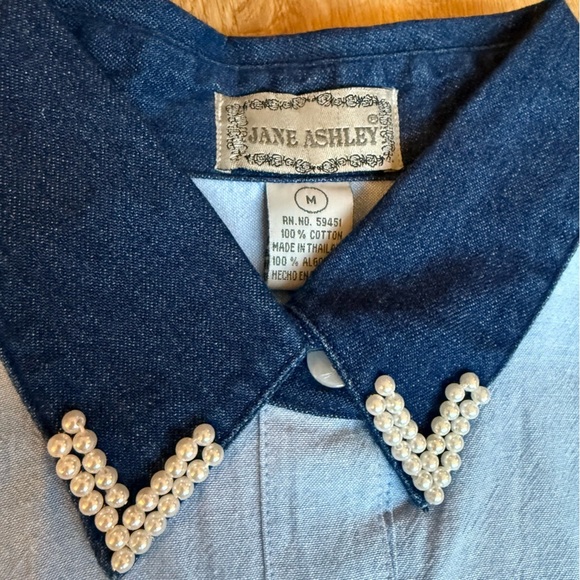 NWOT Vintage Jane Ashley Embroidered Shirt - Picture 5 of 6